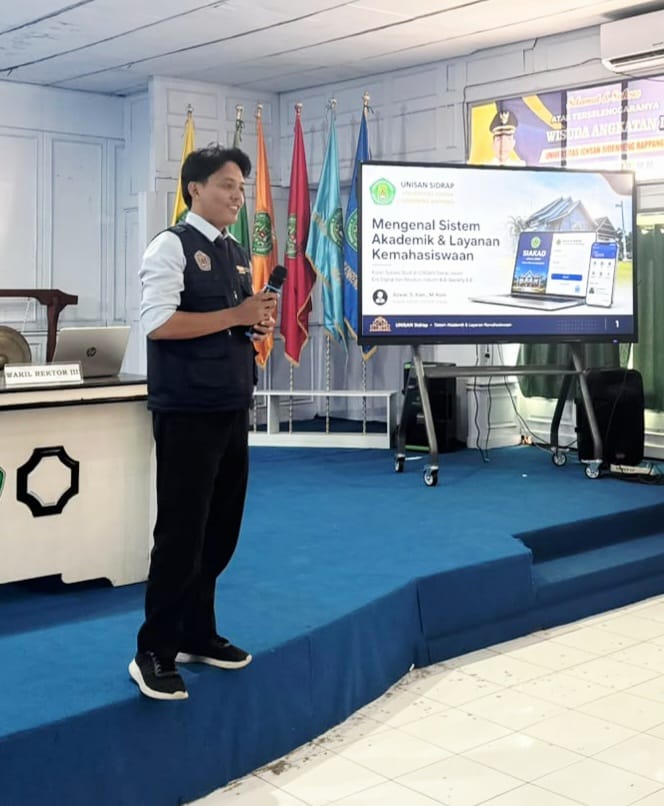 Mengenal Sistem Akademik dan Layanan Kemahasiswaan, Mahasiswa Baru UNISAN Sidrap Dibekali Kunci Sukses di Era Digital